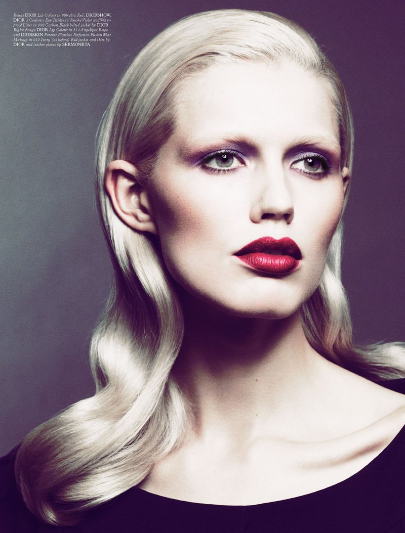 Alys Hale by Damon Baker in Dior for Wonderland February/March 2012
