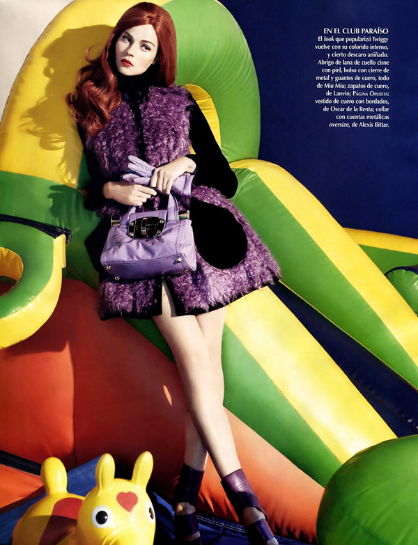 Egle Tvirbutaite by Micaela Rossato for Vogue Latin America October 2010