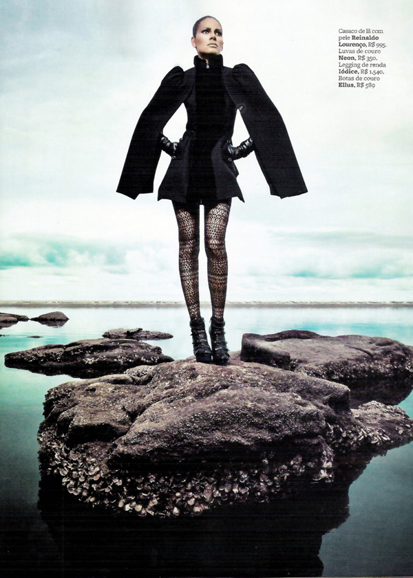 Emanuela de Paula by Jacques Dequeker in Guerreira Futurista | Marie Claire Brazil April 2010