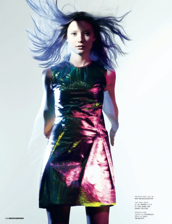 Dazed & Confused March 2010 | Mia Wasikowska by Laurence Passera