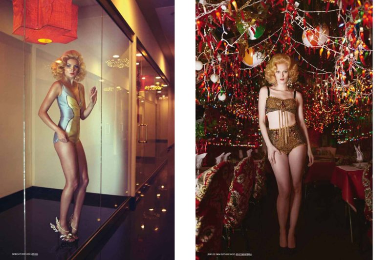 Yelena Yemchuk Captures Top Models as Retro Pin-ups for TAR