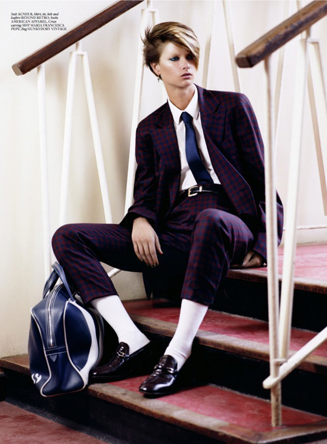 Bo Don Has a Boyish Flair for Mark Kean’s Used Magazine Shoot