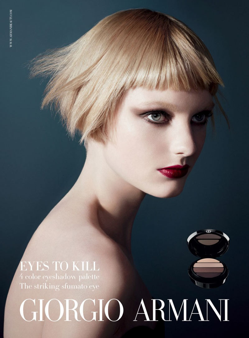 Patricia van der Vliet and Elena Melnik Star in Giorgio Armani Beauty’s F/W 2012 Campaign