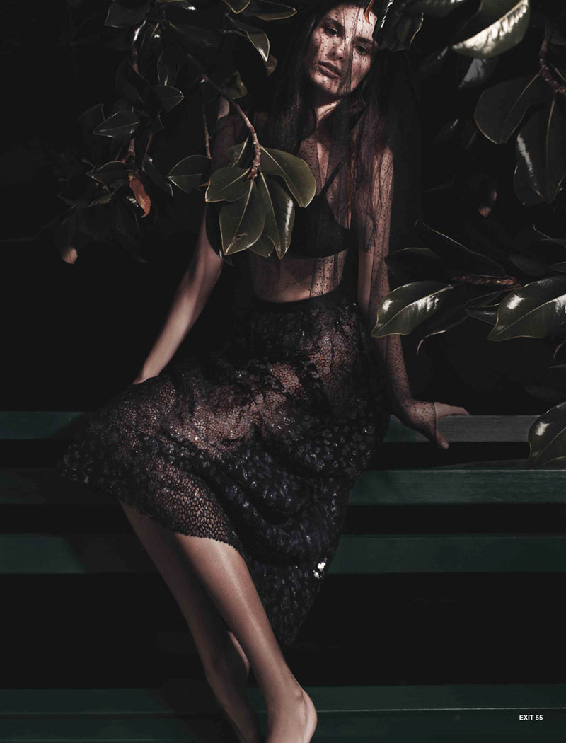 Ava Smith Dons Romantic Style for Exit Magazine A/W 2012 by Benny Horne