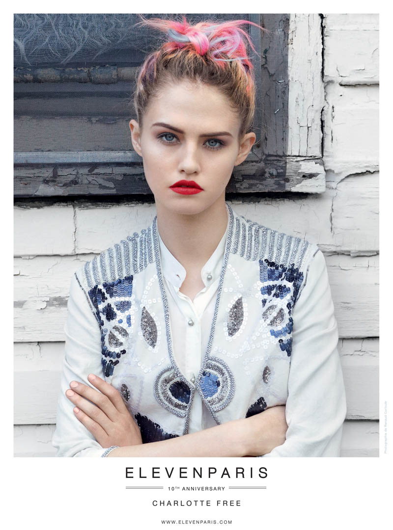 Charlotte Free and Lenny Kravitz Front Eleven Paris' Spring 2013 Campaign