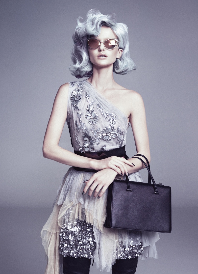 Going Gray: Annabella Barber Poses for FASHIONTREND Australia Spread