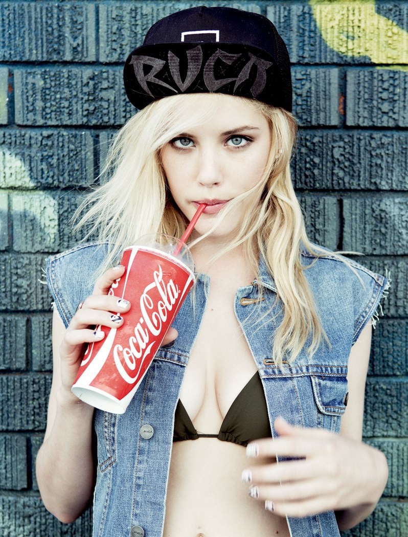 Ashley Smith is Skater Girl Cool for RVCA Shoot by Mike Piscitelli