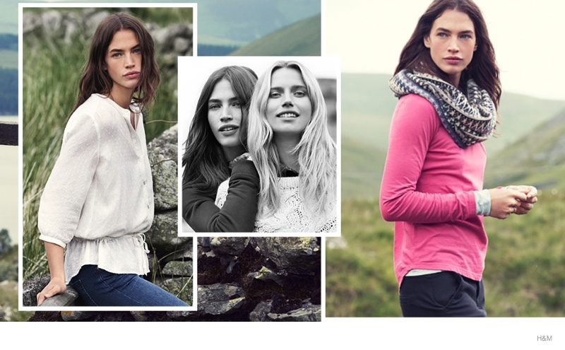 Cato Van Ee & Crista Cober Wear Colorful Fall Looks for H&M