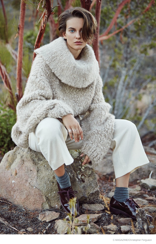 Ellinore Erichsen Takes on Outdoors Style for C Magazine