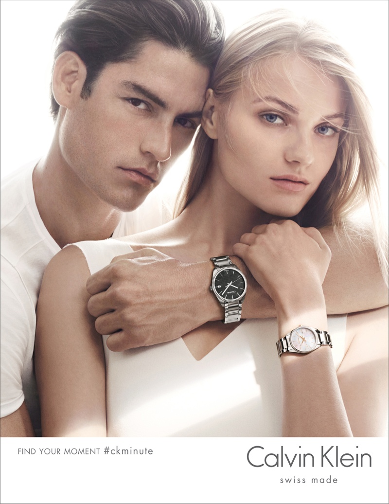Anna Jagodzinska Shines in Calvin Klein Watches + Jewelry Campaign for 2015