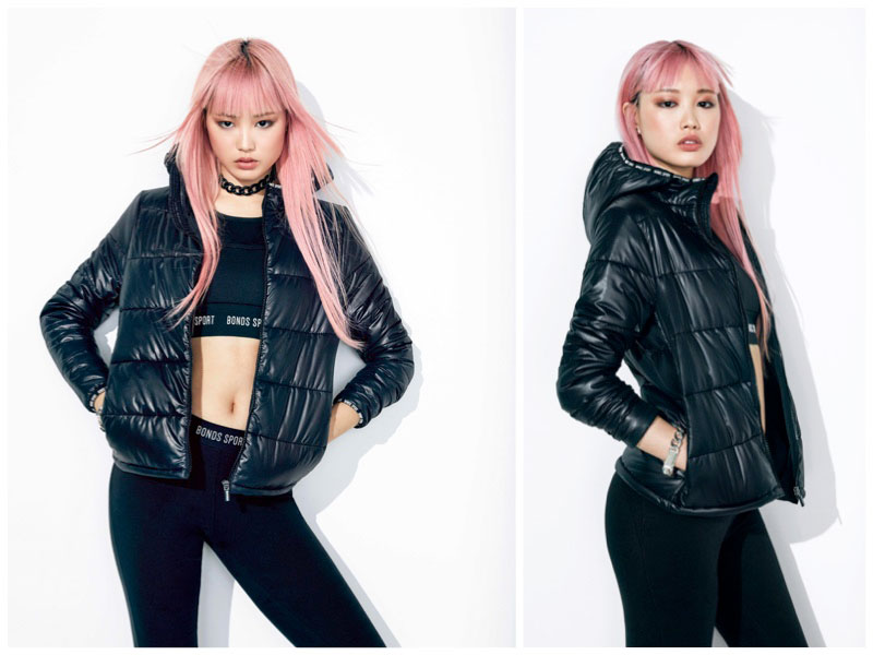 Fernanda Ly Rocks the Puffer Jacket in BONDS Campaign