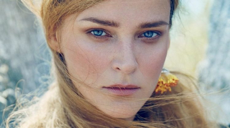Carmen Kass is a Nature Girl in Vogue Ukraine Editorial