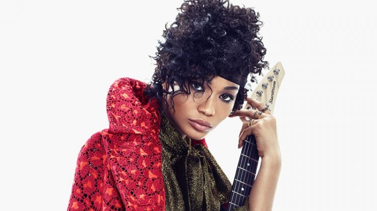 Chanel Iman Pays Homage to Prince in Harper’s Bazaar Serbia Editorial