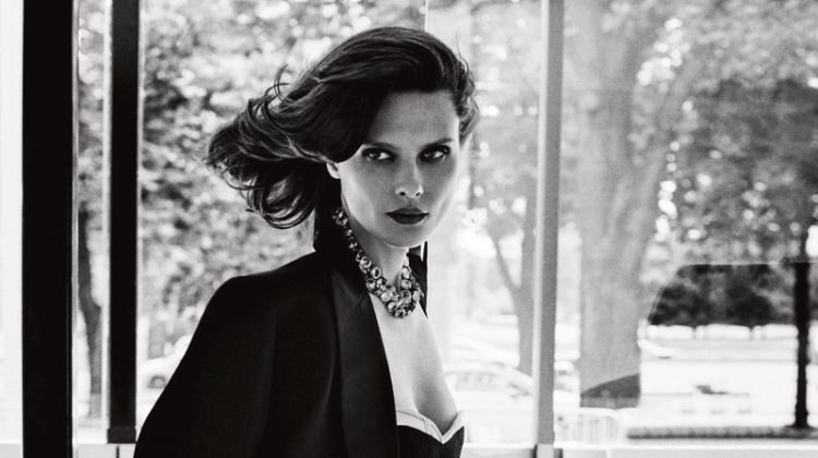 Elena Melnik Does Modern Day Power Dressing for ELLE Spain