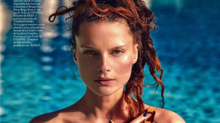 Elena Melnik Models Sun-Kissed Beauty Looks for S Moda