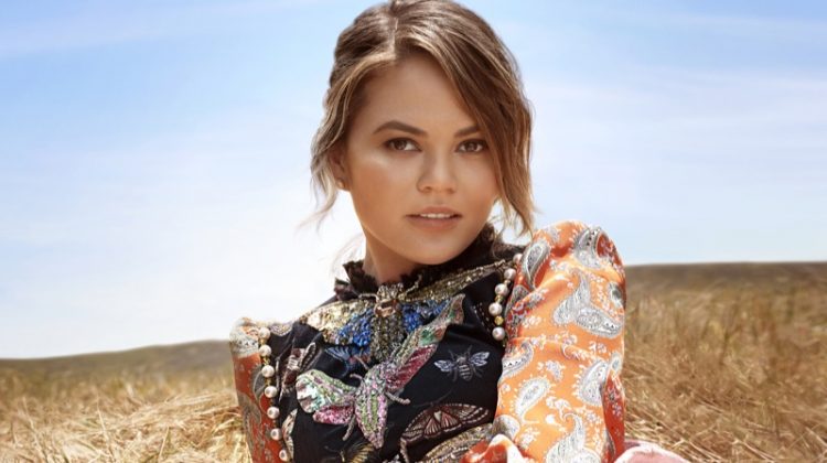 Chrissy Teigen is a Natural Beauty in Marie Claire