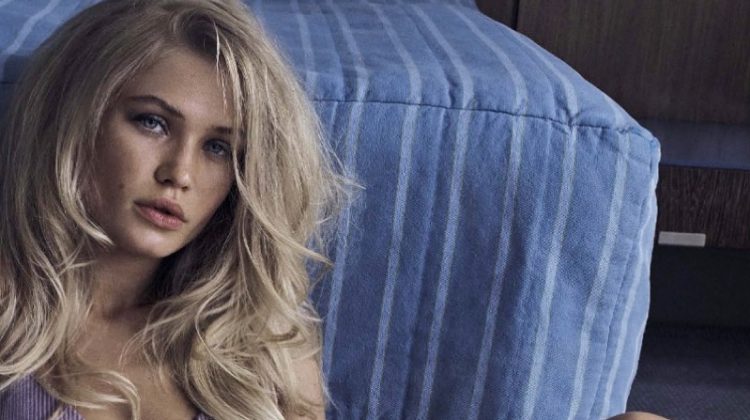 Camilla Christensen Poses in Lingerie Looks for Glamour Italy