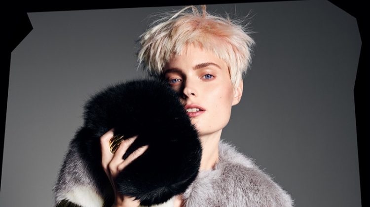 Agnete Hegelund Poses in Luxe Fur Styles for Glamour Italy