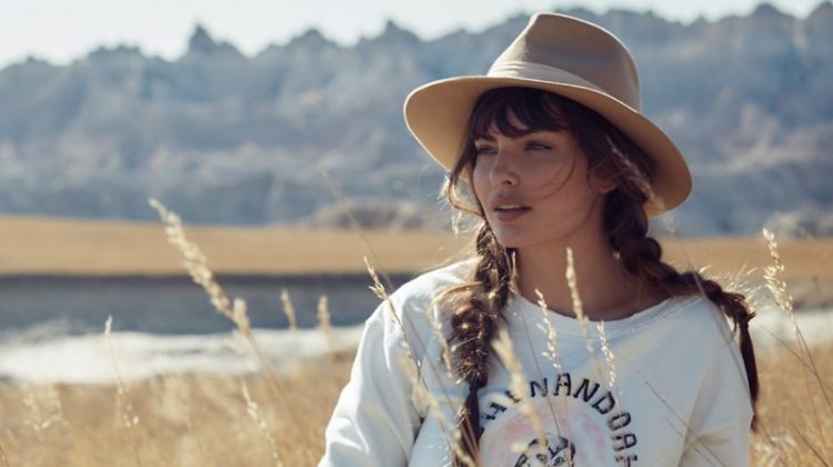 Alyssa Miller Models Free People’s National Park Foundation Collection