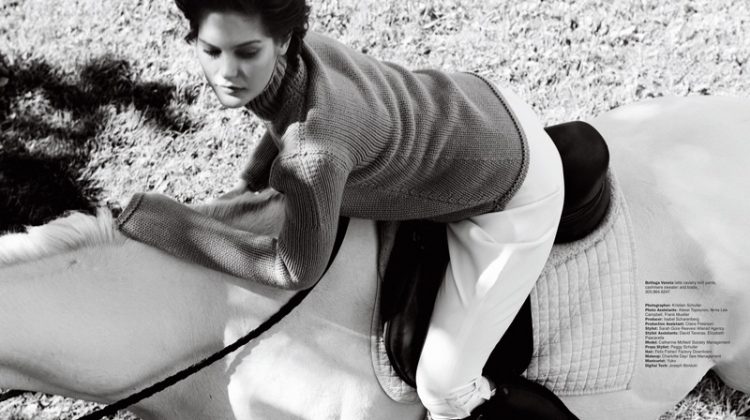 Catherine McNeil Takes On Equestrian Style for Bal Harbour Magazine