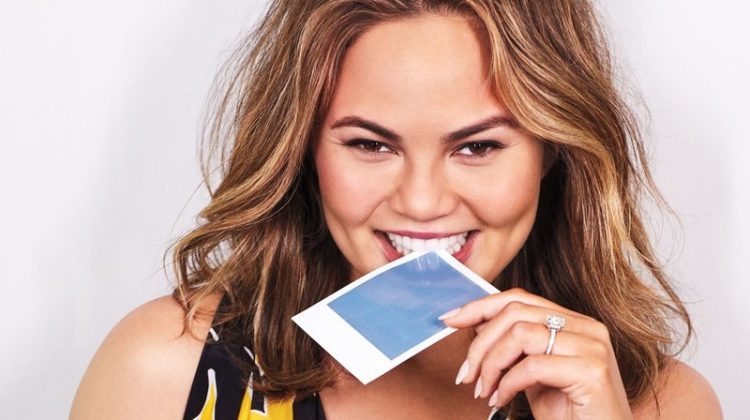 Chrissy Teigen is All Smiles in Colorful Looks for InStyle