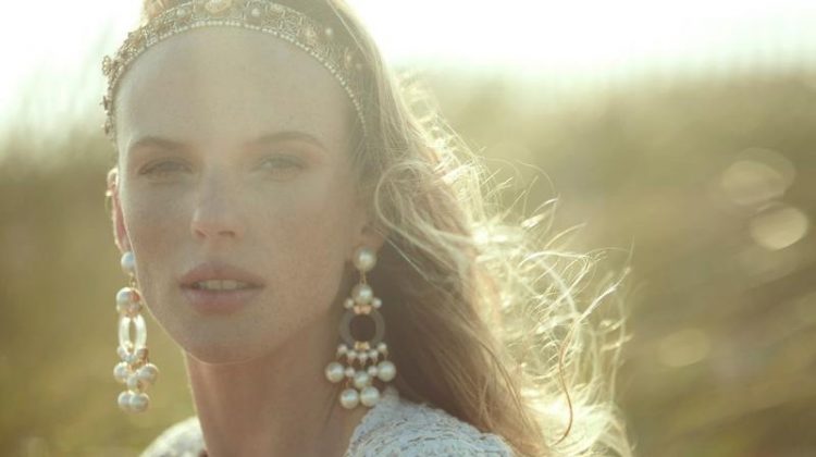 Anne Vyalitsyna Models Chanel’s Resort Looks for Harper’s Bazaar Chile