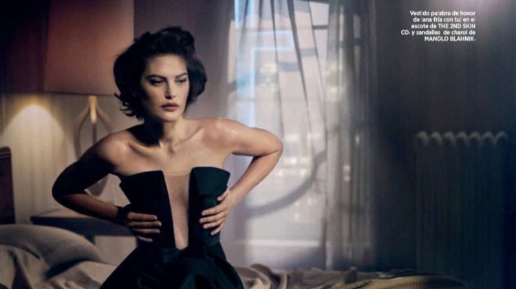 Catherine McNeil Smolders in Sensual Styles for Harper’s Bazaar Spain