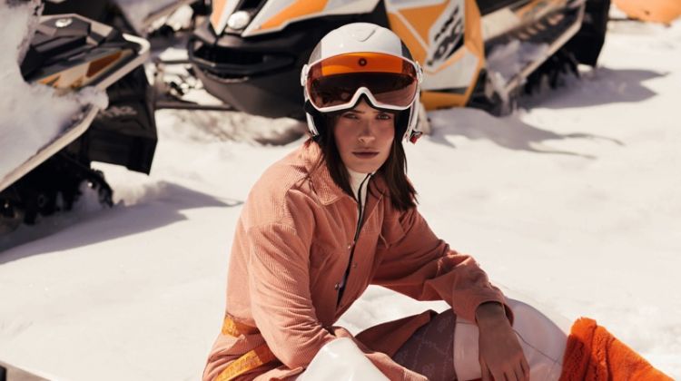 Amanda Wellsh Looks Ready for Ski Season in ELLE Brazil