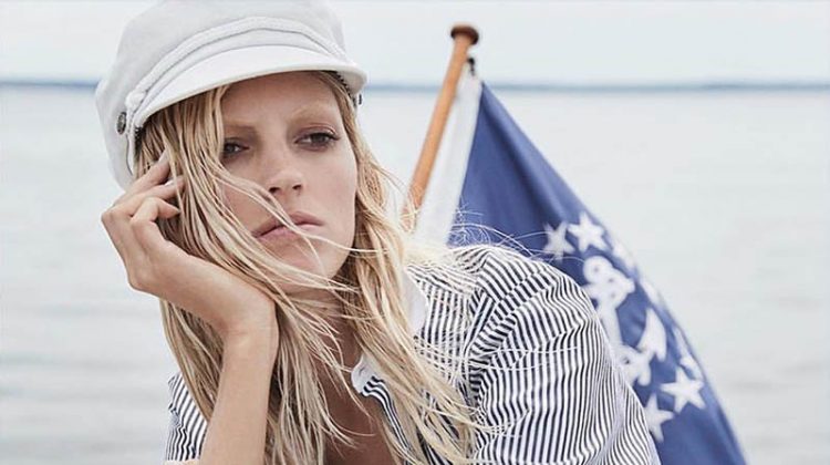 Devon Windsor Models Nautical Style for Vanity Fair Italy