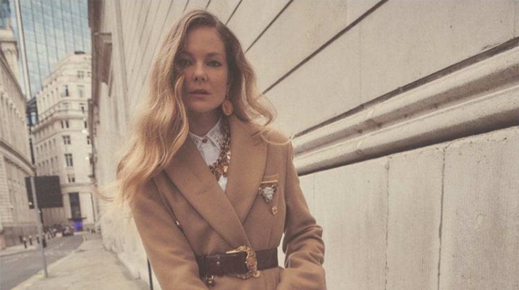 Eniko Mihalik Models Office Ready Outfits in Harper’s Bazaar UK