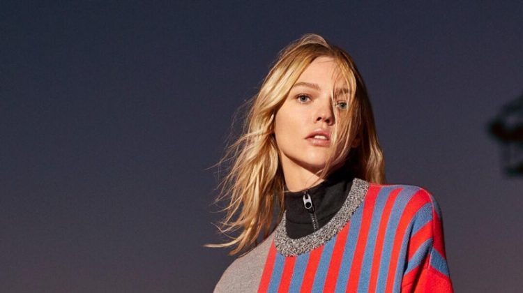Sasha Pivovarova Fronts PSWL Proenza Schouler Spring ’19 Campaign