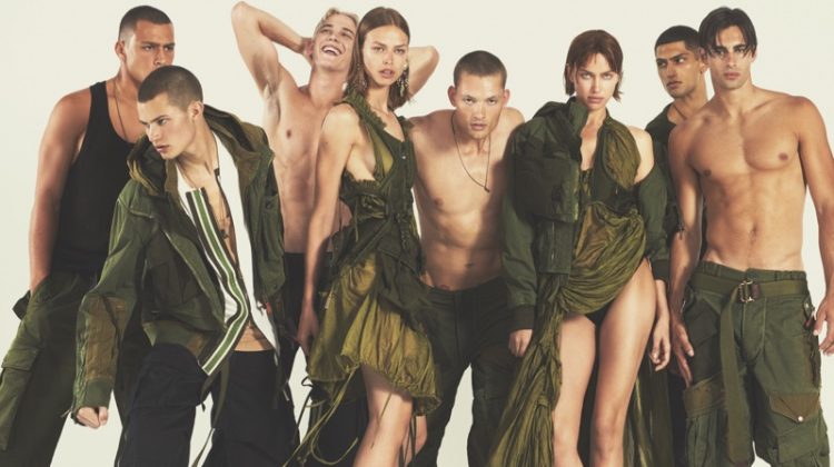 Irina Shayk Leads the Squad in DSquared2 Spring 2019 Ads