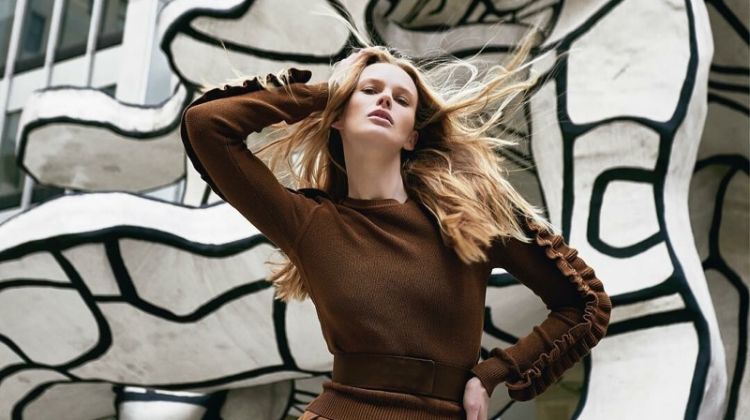 Anne Vyalitsyna Graces the Pages of ELLE Serbia