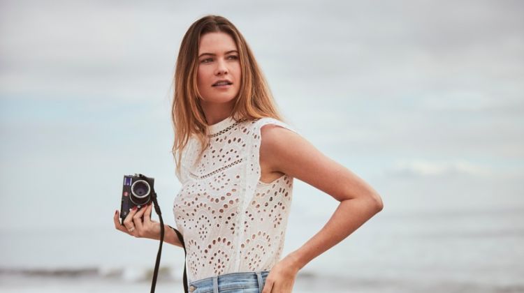 Behati Prinsloo Hits the Beach in 7 for All Mankind Spring 2019 Ads