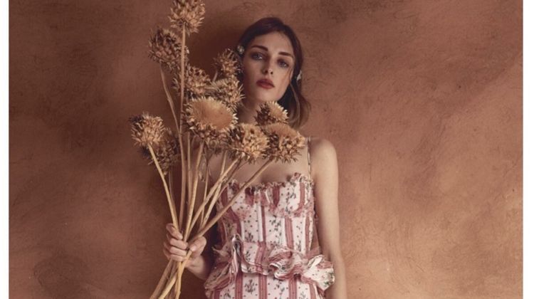 Daga Ziober Looks Pretty in Pastels for Red Magazine
