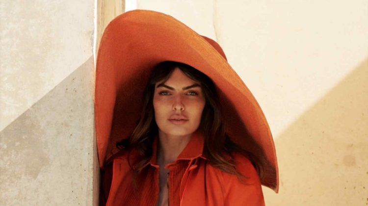 Alyssa Miller Wears Rust-Tone Styles for How to Spend It Magazine