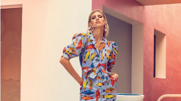 Devon Windsor Poses in Summer Styles for Ocean Drive