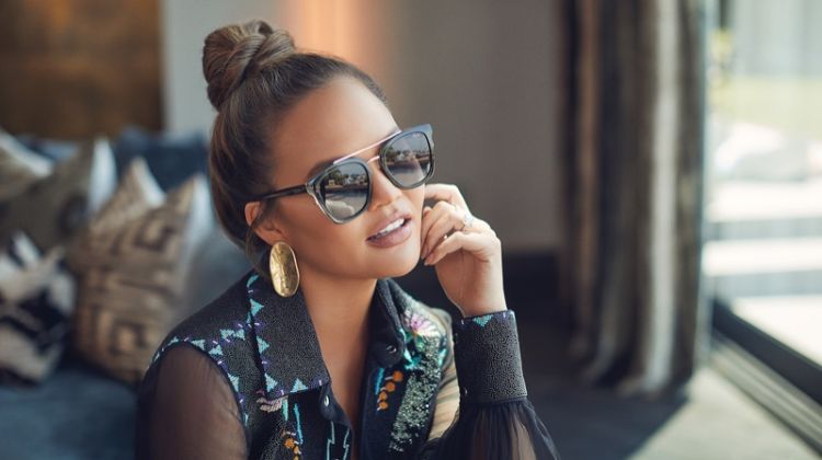 Chrissy Teigen Designs New Eyewear With Quay Australia
