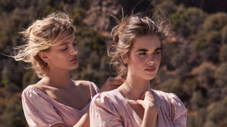 Zoi & Bregje Model Auguste The Label’s ‘Bonnie’ Collection