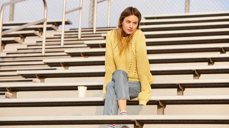 Camille Rowe Gets Casual in Lucky Brand Fall 2019 Campaign