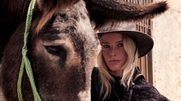 Caroline Winberg Plays a Stylish Tourist for ELLE Italy