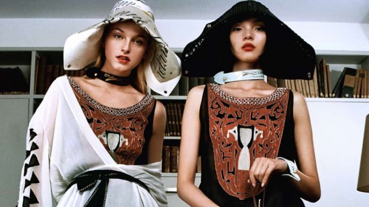 Xiao & Jean Charm in Lanvin’s 130th Anniversary Collection