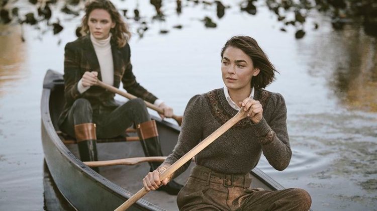 Bambi, Maria & Faith Head Outdoors for Ralph Lauren Holiday 2019 Campaign