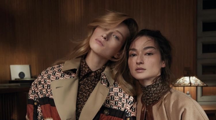 Bruna & Liz Pose in Elegant Fashions for Vogue Taiwan
