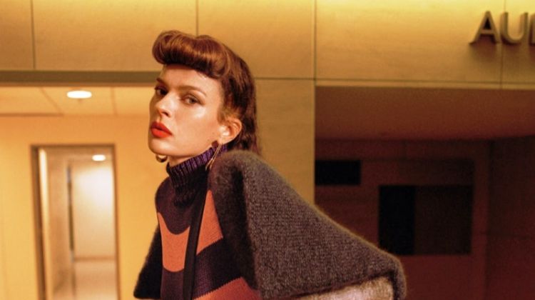 Elise Crombez Models Fashion Forward Looks for Vanity Fair France
