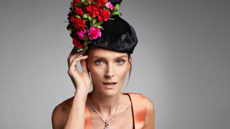 Carmen Kass Models Statement Styles for Harper’s Bazaar Spain