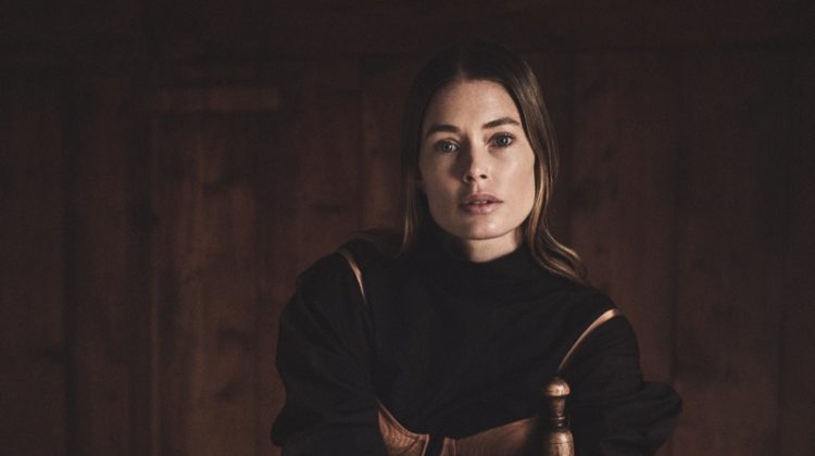 Doutzen Kroes Models Pre-Fall Outfits for WSJ. Magazine