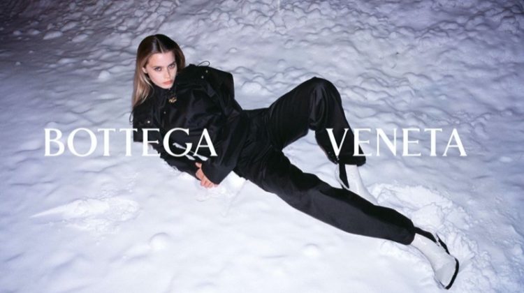 Abbey Lee, Mona, Quinn Hit the Snow in Bottega Veneta Fall 2020 Campaign