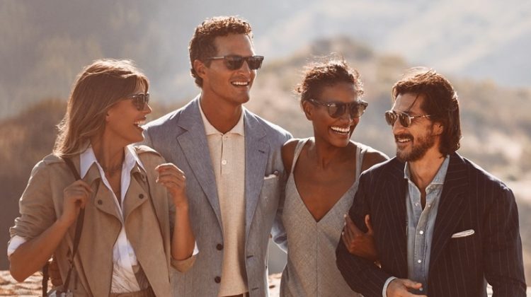 Arlenis & Madison Chase the Sun in Oliver Peoples x Brunello Cucinelli Eyewear
