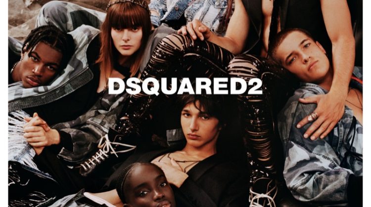 DSquared2 Does Grunge Glam for Spring 2022 Campaign